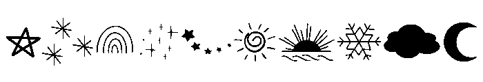 Doodles Weather Font OTHER CHARS