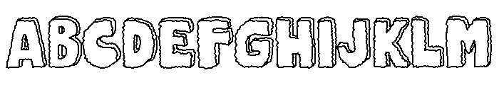 Doodletron Font UPPERCASE
