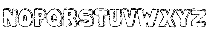 Doodletron Font UPPERCASE