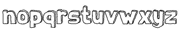 Doodletron Font LOWERCASE
