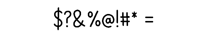 Doodlina Font OTHER CHARS