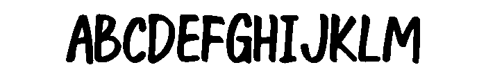Doodling Marker Regular Font UPPERCASE