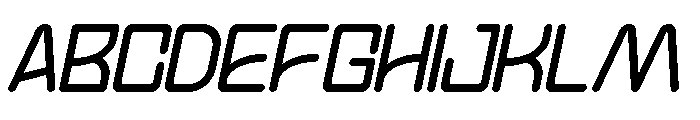 Dopamint Italic Font UPPERCASE