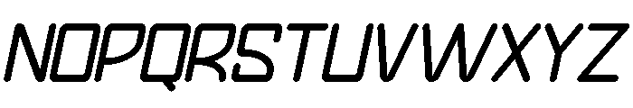 Dopamint Italic Font UPPERCASE