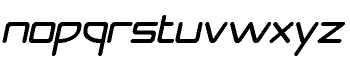Dopamint Italic Font LOWERCASE