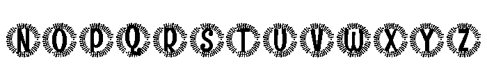 Doraluxe Monogram Font LOWERCASE