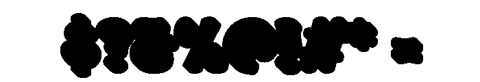 Dorehun Extrude Regular Font OTHER CHARS