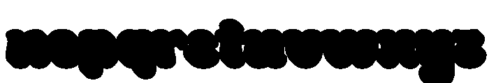 Dorehun Extrude Regular Font LOWERCASE