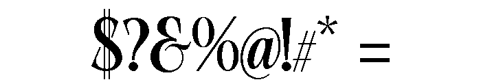 Dorevant Black Font OTHER CHARS