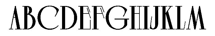 Dorevant Bold Font UPPERCASE