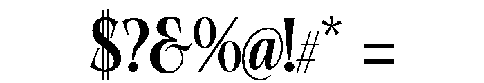 Dorevant Extra Black Font OTHER CHARS