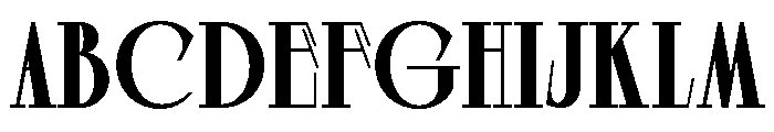 Dorevant Extra Black Font UPPERCASE