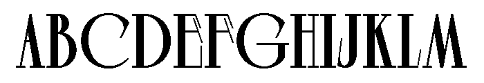 Dorevant Extra Bold Font UPPERCASE