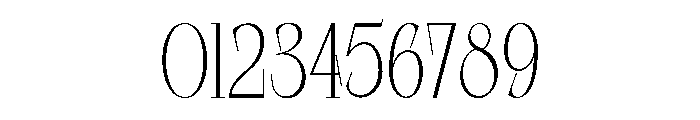 Dorevant Extra Light Font OTHER CHARS