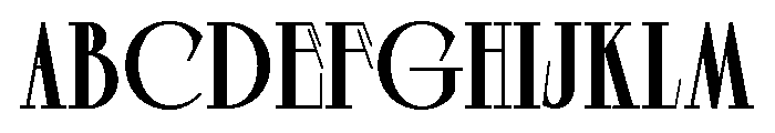 Dorevant Heavy Font UPPERCASE