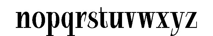 Dorevant Heavy Font LOWERCASE