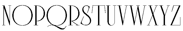 Dorevant Light Font UPPERCASE