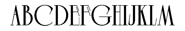 Dorevant Medium Font UPPERCASE