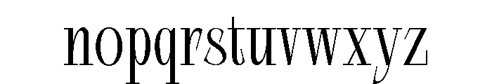 Dorevant News Font LOWERCASE