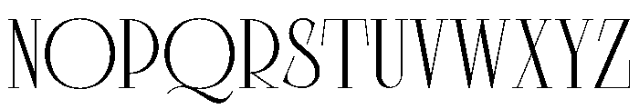 Dorevant Regular Font UPPERCASE