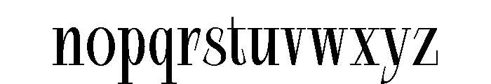 Dorevant Semi Bold Font LOWERCASE