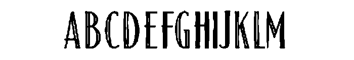 Dorevyn Regular Font UPPERCASE