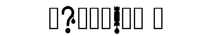 Dorian Regular Font OTHER CHARS