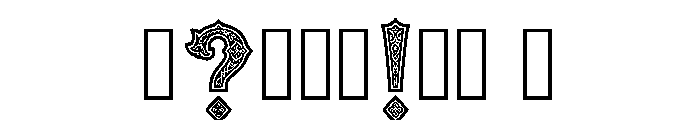 Dorothea Regular Font OTHER CHARS