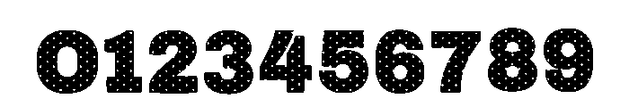 Dot Bold Regular Font OTHER CHARS