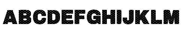 Dot Bold Regular Font UPPERCASE