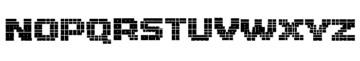 Dot Monolith Brutal Font UPPERCASE