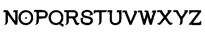 Dot_O Font UPPERCASE