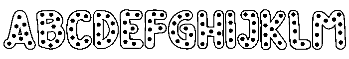 Dot Outline Regular FONT