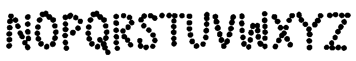 Dot don Font UPPERCASE