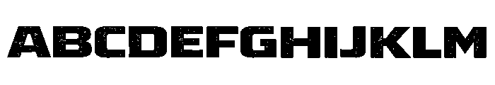 DotBlock Brutalist Font UPPERCASE