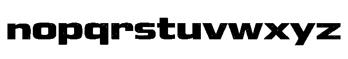 DotBlock Brutalist Font LOWERCASE