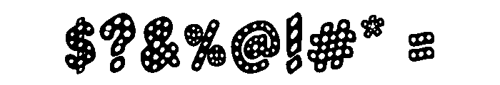 DotNova Font OTHER CHARS