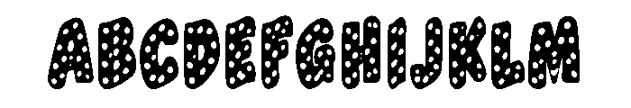 DotNova Font UPPERCASE