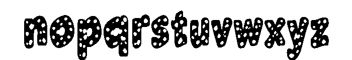 DotNova Font LOWERCASE