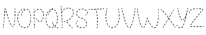 DotStitch Font UPPERCASE