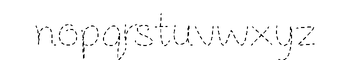 DotStitch Font LOWERCASE