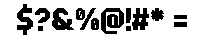 Doted Regular Font OTHER CHARS