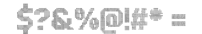 Dothed Pixel Font OTHER CHARS