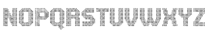 Dothed Pixel Font LOWERCASE