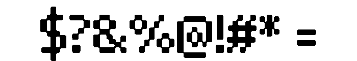 Dotmax Regular Font OTHER CHARS