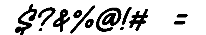 Dotplays Italic Italic Font OTHER CHARS