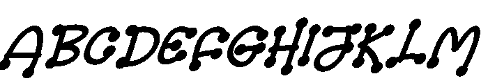 Dotplays Italic Italic FONT