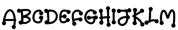 Dotplays Font UPPERCASE