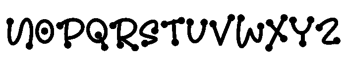 Dotplays Font LOWERCASE