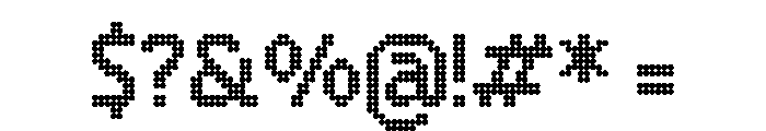 Dotshift Font OTHER CHARS